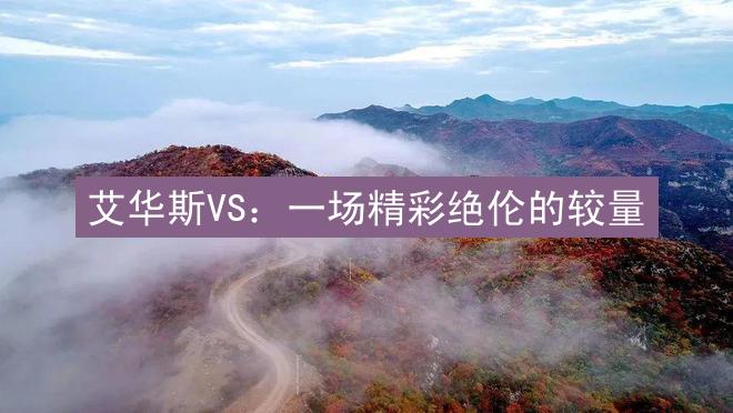 艾华斯VS：一场精彩绝伦的较量